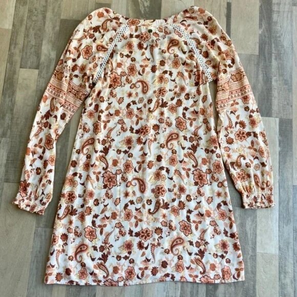 Rip Curl Desert Dawn Tunic Dress Bohemian Paisley Floral - Picture 3 of 12